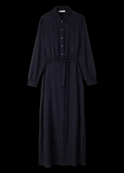 Ausbrenner Blouse Jurk