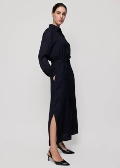 Ausbrenner Blouse Jurk
