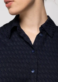 Ausbrenner Blouse Jurk