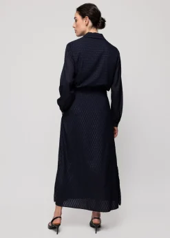Ausbrenner Blouse Jurk