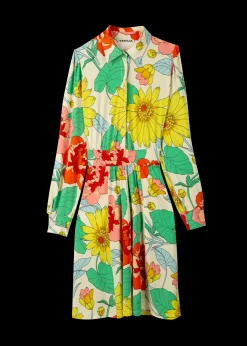 Blouse Jurk Met Bloemenprint