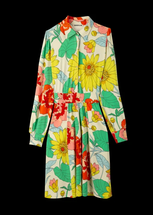 Blouse Jurk Met Bloemenprint