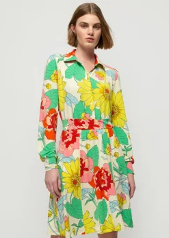 Blouse Jurk Met Bloemenprint