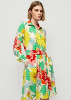 Blouse Jurk Met Bloemenprint