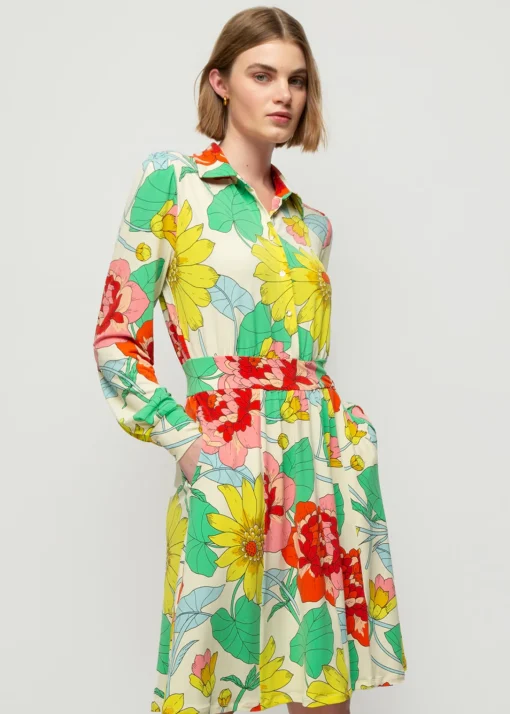 Blouse Jurk Met Bloemenprint