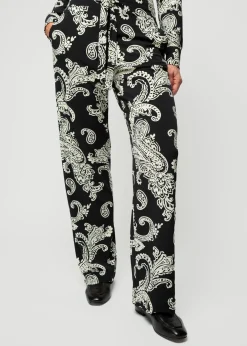 Broek Met Paisley Print