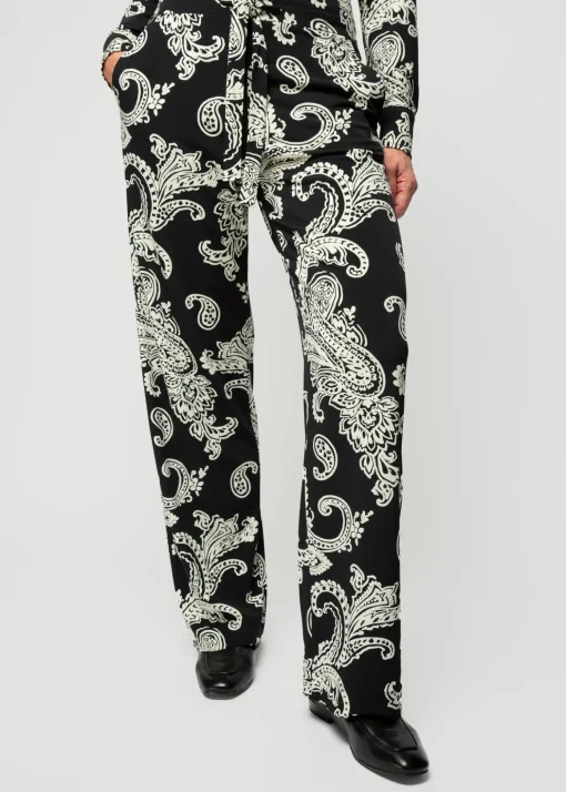 Broek Met Paisley Print