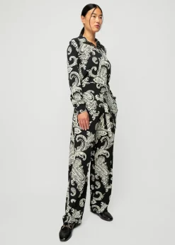 Broek Met Paisley Print