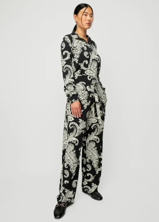 Broek Met Paisley Print