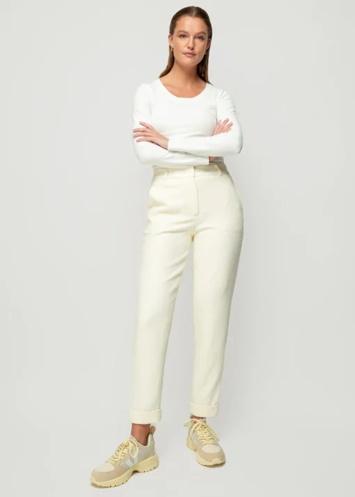 Crinkle Structuur Chino