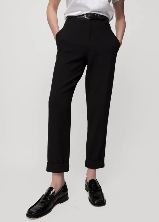 Crinkle Structuur Chino