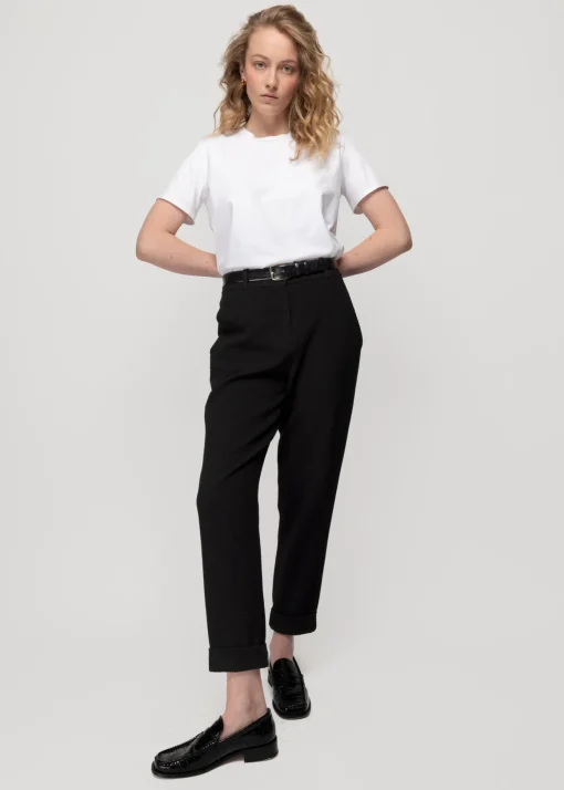 Crinkle Structuur Chino