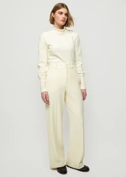 Crinkle Structuur Pantalon