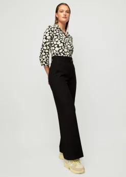 Crinkle Structuur Pantalon