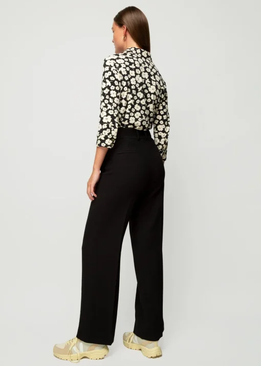 Crinkle Structuur Pantalon