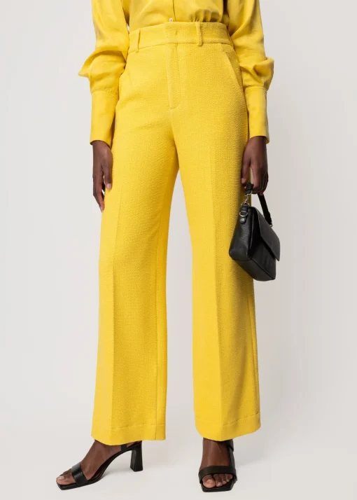 Crinkle Structuur Pantalon