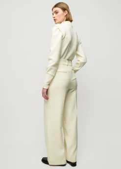 Crinkle Structuur Pantalon