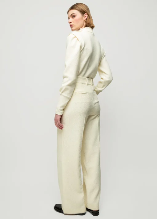 Crinkle Structuur Pantalon