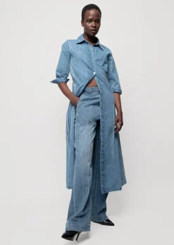 Denim Midi Jurk