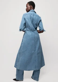 Denim Midi Jurk