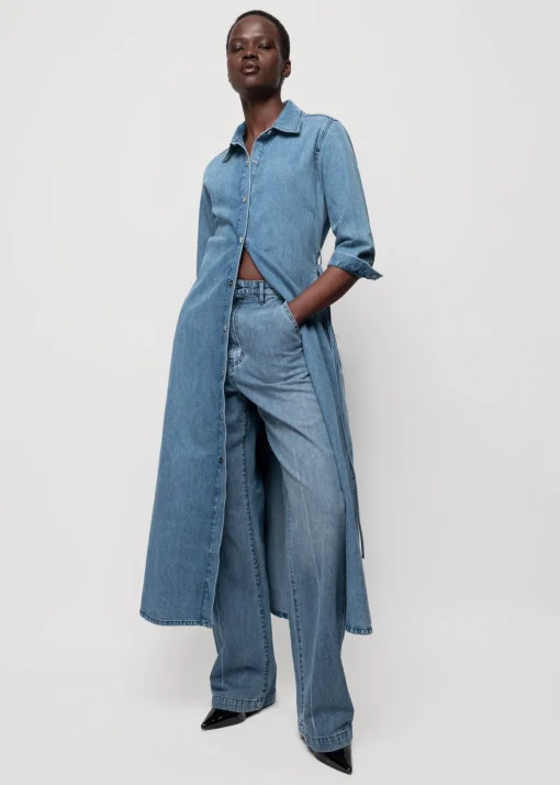 Denim Midi Jurk