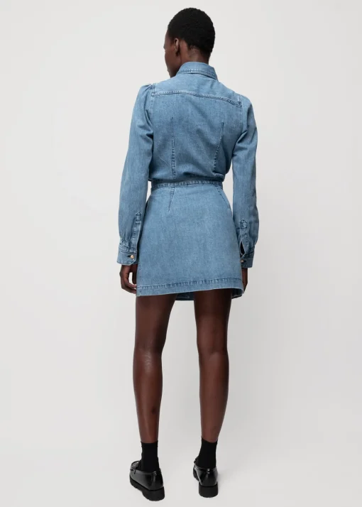 Denim Mini Wikkelrok