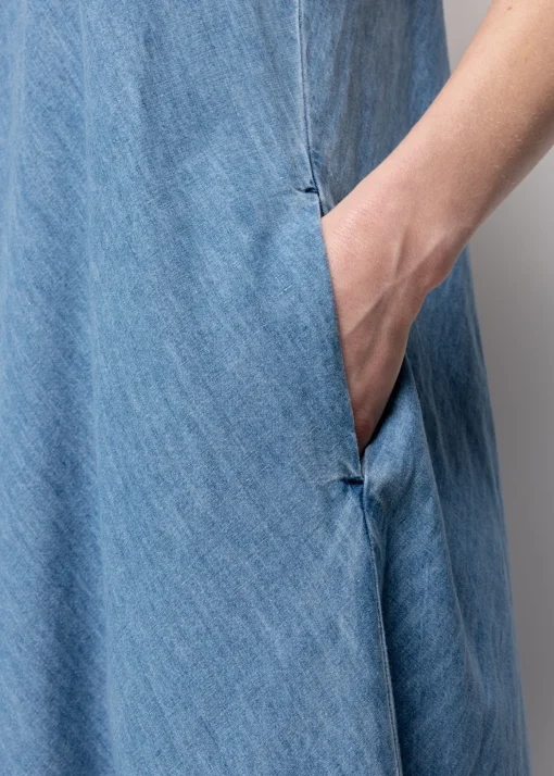 Denim Slip Dress