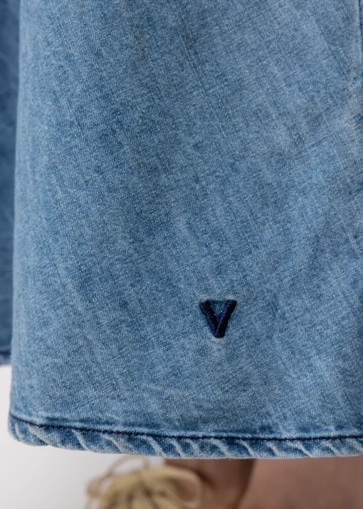 Denim Slip Dress