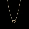 Enamel Ketting Organic Heart