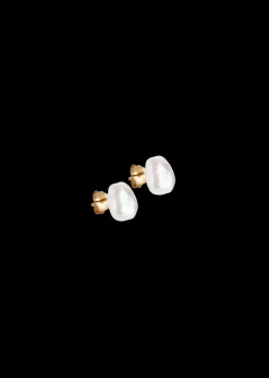 Enamel Oorbellen Baroque Pearl