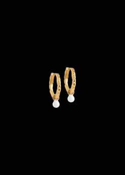 Enamel Oorbellen Belle Met Parel