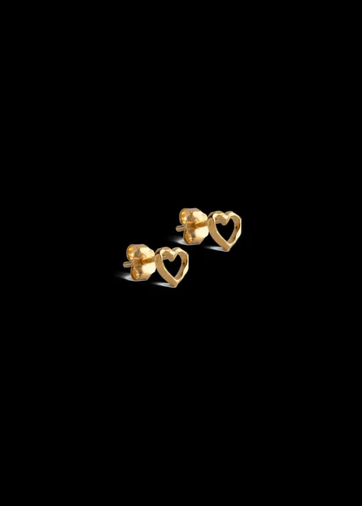 Enamel Oorbellen Organic Heart