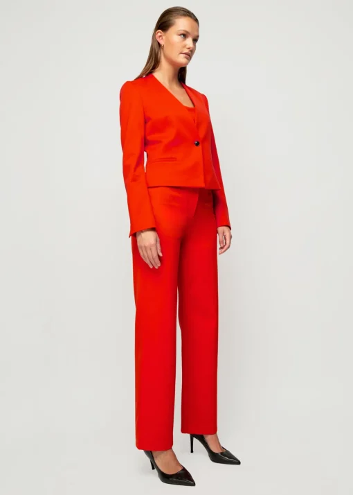 High Tech Broek Met Rechte Pijp