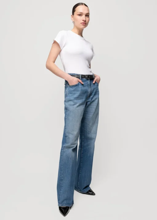 High Waist Jeans Straight Fit