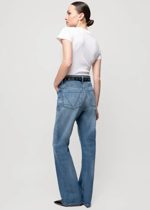 High Waist Jeans Straight Fit