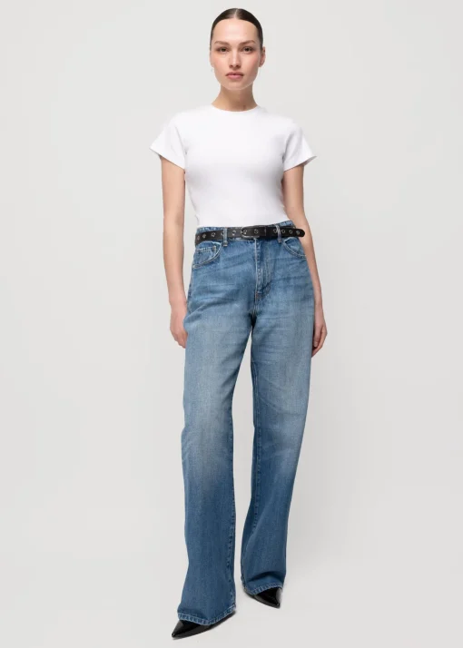 High Waist Jeans Straight Fit