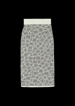 Jacquard Gebreide Rok