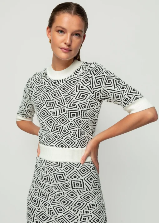 Jacquard Gebreide Rok