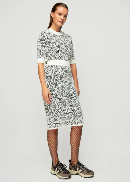 Jacquard Gebreide Rok