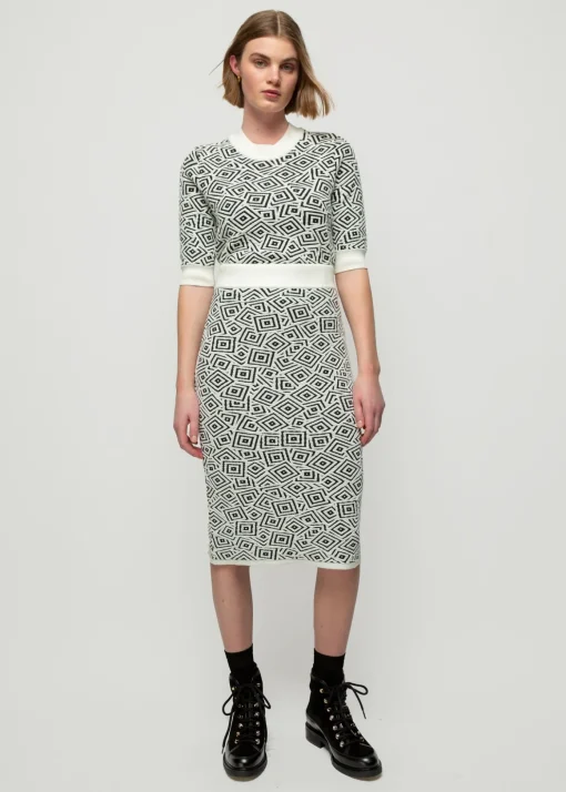Jacquard Gebreide Rok