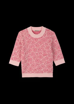Jacquard Gebreide Top