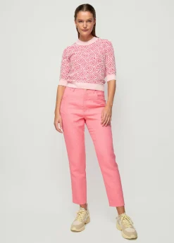 Jacquard Gebreide Top