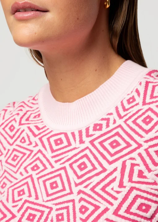 Jacquard Gebreide Top
