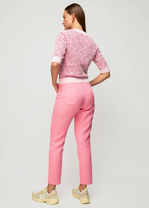 Jacquard Gebreide Top