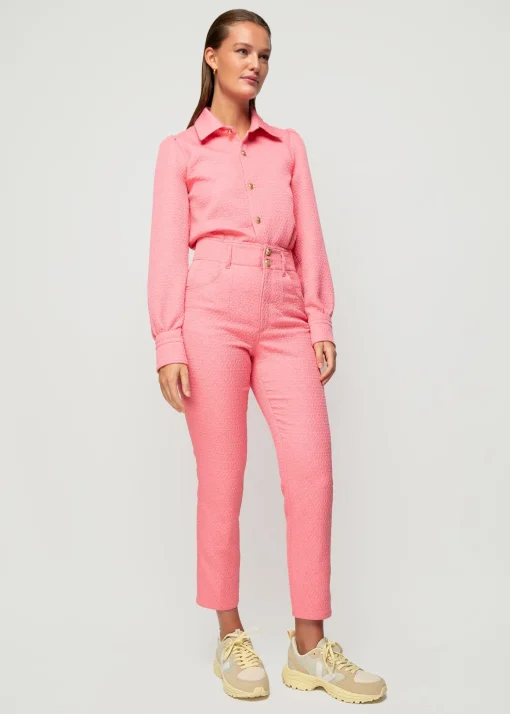Jacquard Geweven Blouse