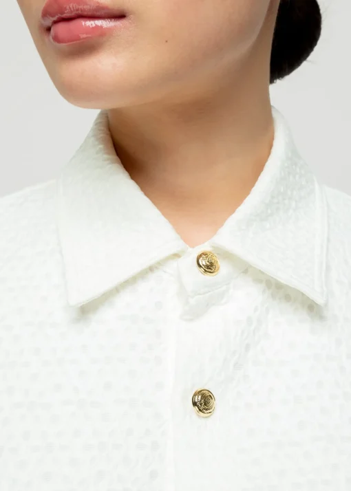 Jacquard Geweven Blouse