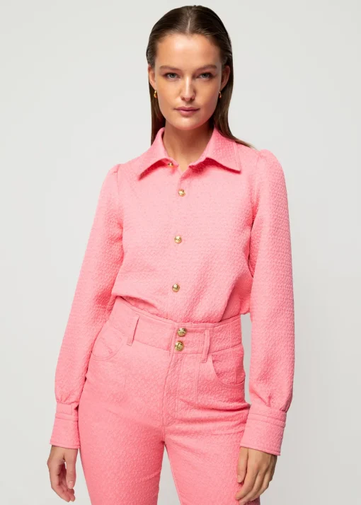 Jacquard Geweven Blouse