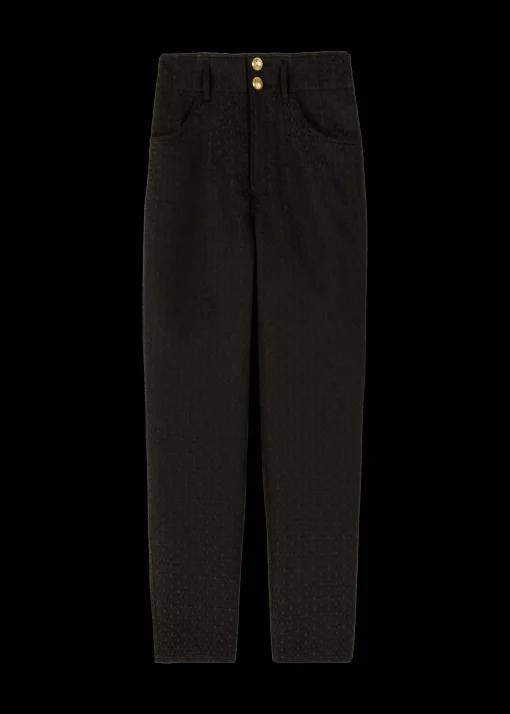 Jacquard Geweven Broek