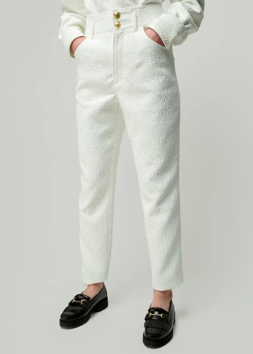 Jacquard Geweven Broek