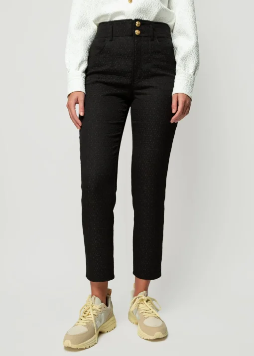 Jacquard Geweven Broek